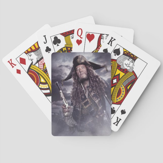 Barbossa - Command Respect Poker Cards (Back)