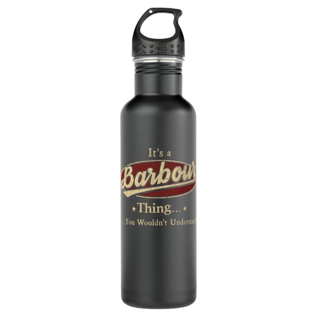 BARBOUR Thing Name Water Bottle (Front)