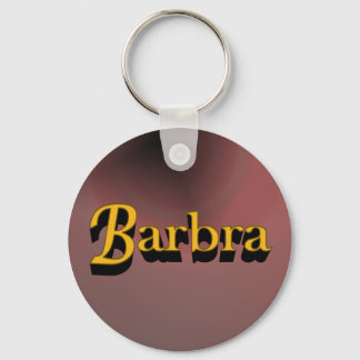 Barbra Keychain