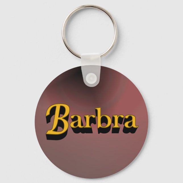 Barbra Keychain (Front)