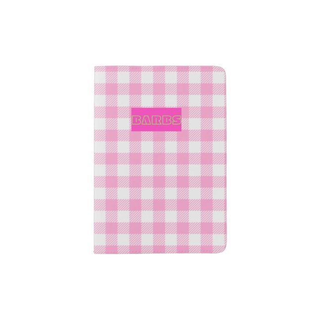 Barbs Themed Passport Holder (Front)
