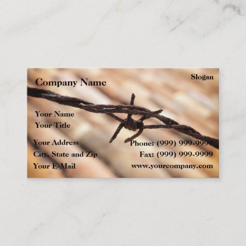 Barbwire Business Card