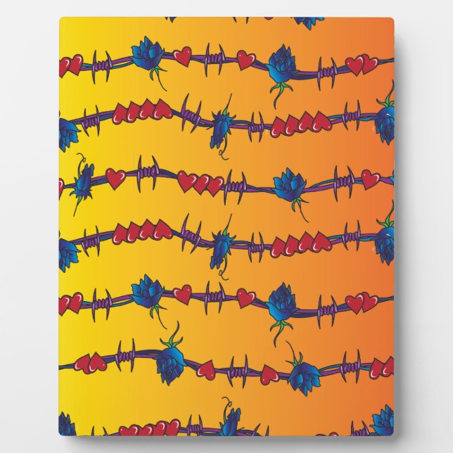 Barbwire Plaque (Front)