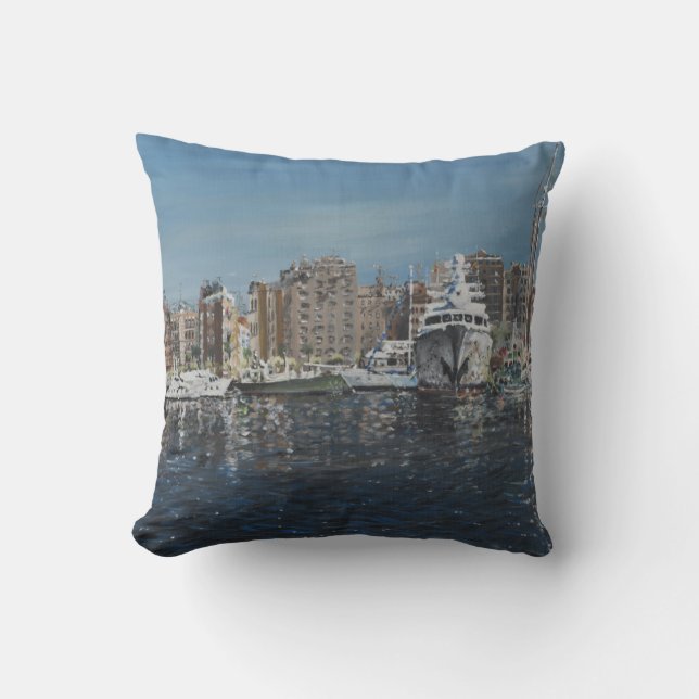 Barcelona 1998 throw pillow (Front)