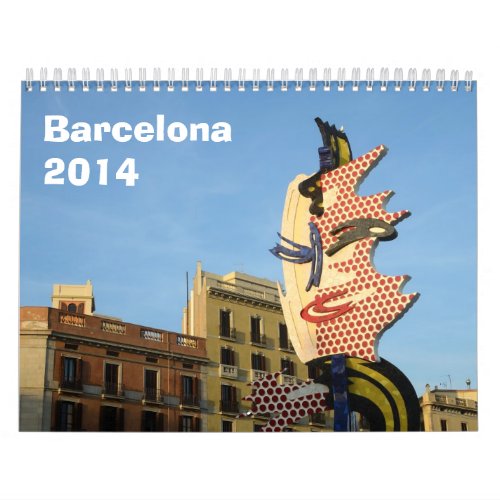 Barcelona 2014 Wall Calendar