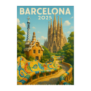Barcelona 2025 – Where Dreams Take Shape Acrylic Print