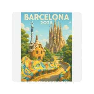 Barcelona 2025 – Where Dreams Take Shape Metal Print