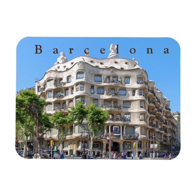 Barcelona. #3.   magnet (Horizontal)