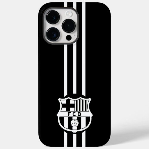 Barcelona Black  White Stripes Case