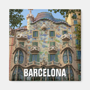 Barcelona Casa Batllo Spain Travel Magnet