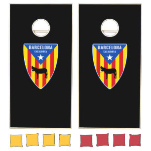 Barcelona Catalunya Estelada Cornhole Set