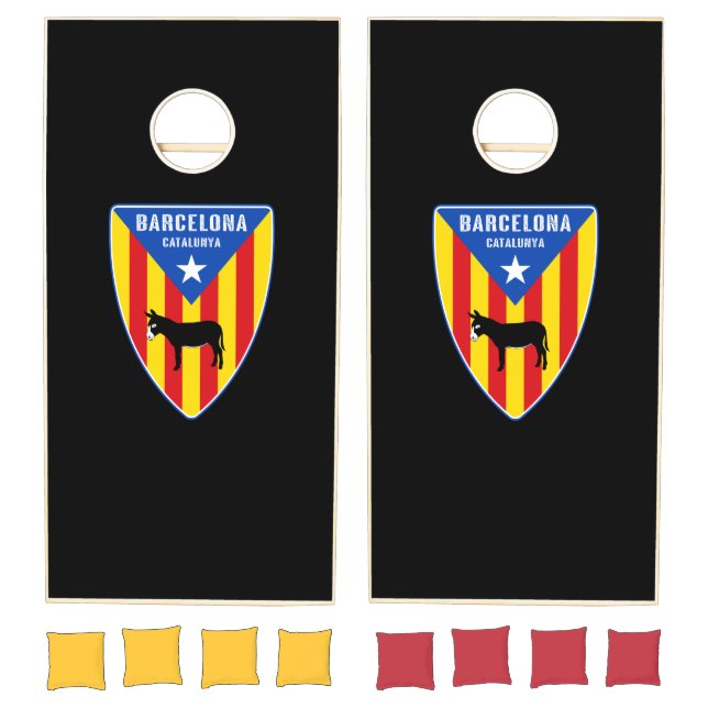 Barcelona Catalunya Estelada Cornhole Set (Set)