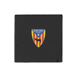 Barcelona Catalunya Estelada Stone Magnet