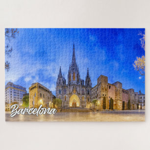 Barcelona Cathedral, Barcelona, Spain Jigsaw Puzzle