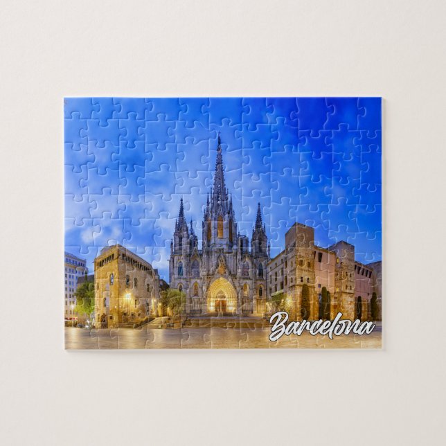 Barcelona Cathedral, Barcelona, Spain Jigsaw Puzzle (Horizontal)