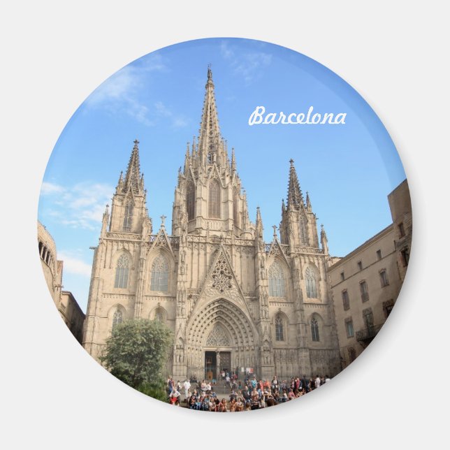 Barcelona cathedral magnet (Front)