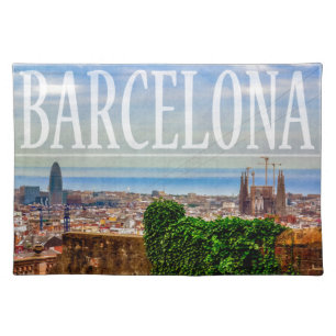 Barcelona city placemat