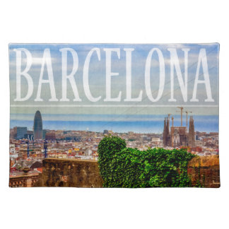 Barcelona city placemat