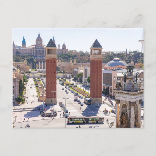 Barcelona City Spain Postcard