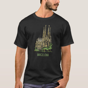 Barcelona City Spain souvenir  for men women  2 T-Shirt