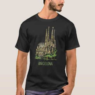 Barcelona City Spain souvenir  for men women 6 T-Shirt