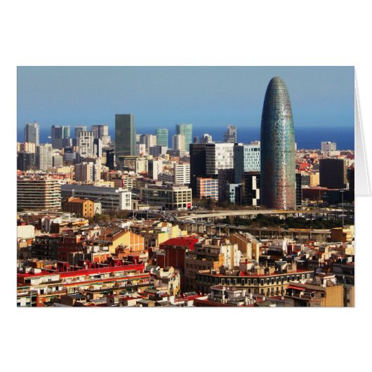 Barcelona cityscape cards (Front Horizontal)