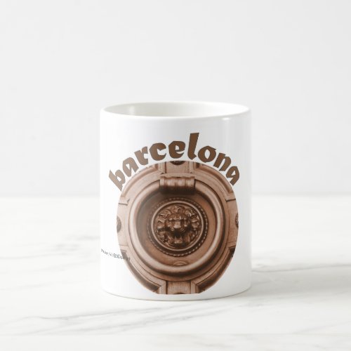 Barcelona Door Knocker Mug