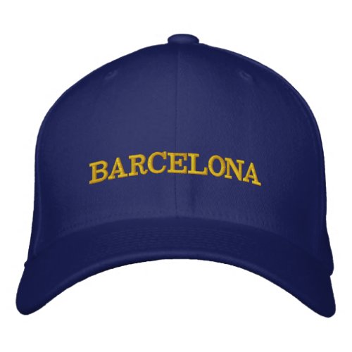 Barcelona Embroidered Baseball Cap