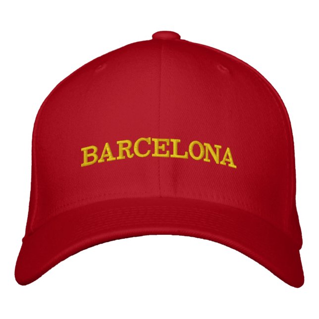 Barcelona Embroidered Baseball Cap (Front)