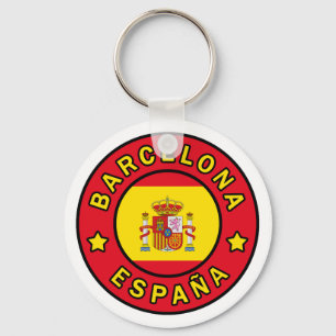 Barcelona España Keychain