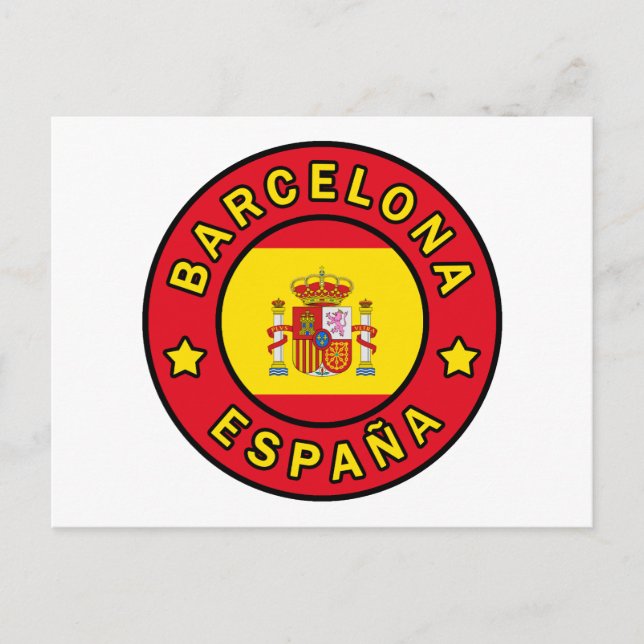Barcelona España Postcard (Front)
