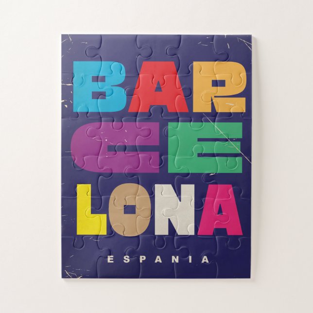 Barcelona Espania Jigsaw Puzzle (Vertical)