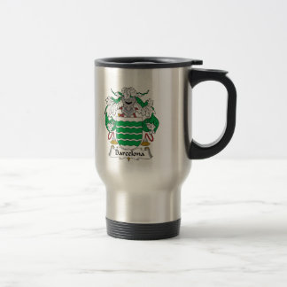 Barcelona Family Crest Travel Mug