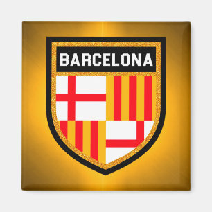 Barcelona Flag Magnet