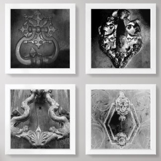 Barcelona Four Knockers Wall Art Sets