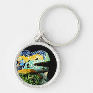 Barcelona, Gaudi - Lizard, Spain Keychain
