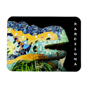 Barcelona, Gaudi - Lizard, Spain Magnet