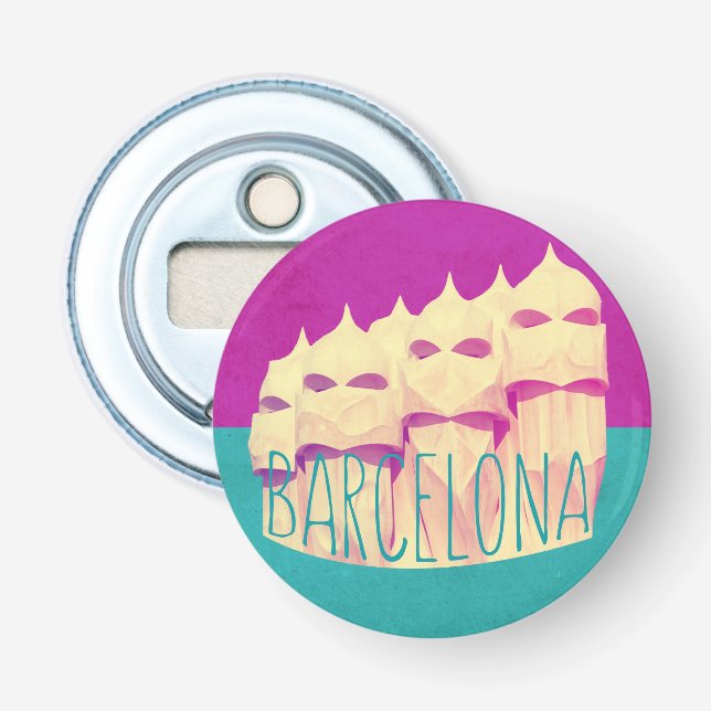 Barcelona Gaudi Paradise Bottle Opener (Front)