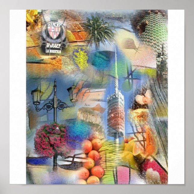 Barcelona Gaudi Poster (Front)