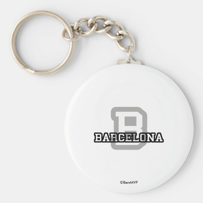 Barcelona Key Chain