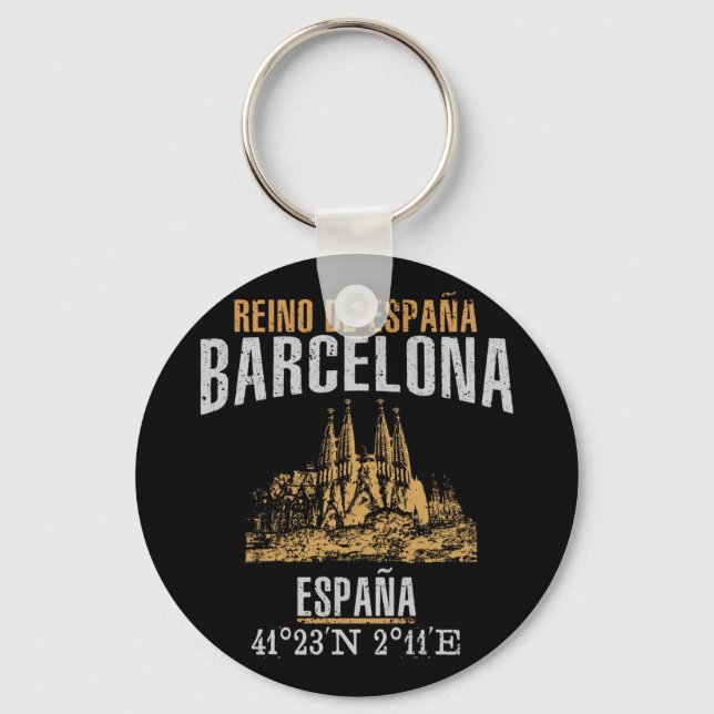 Barcelona Keychain (Front)