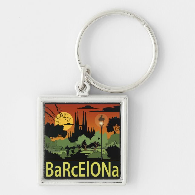 Barcelona Keychain (Front)