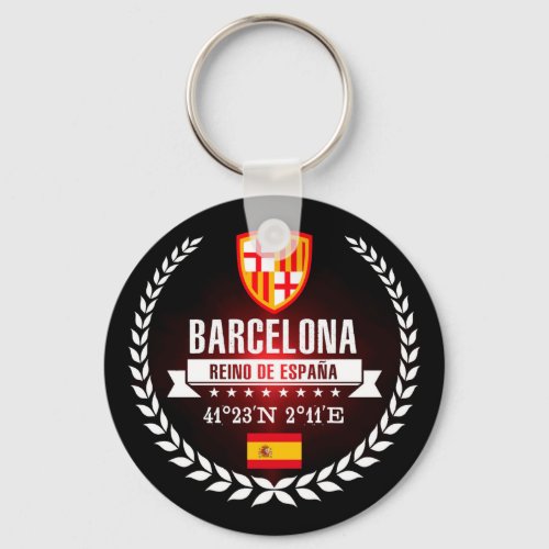 Barcelona Keychain