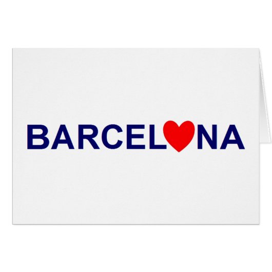Barcelona love cards (Front Horizontal)