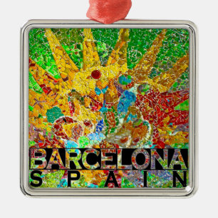 Barcelona Metal Ornament