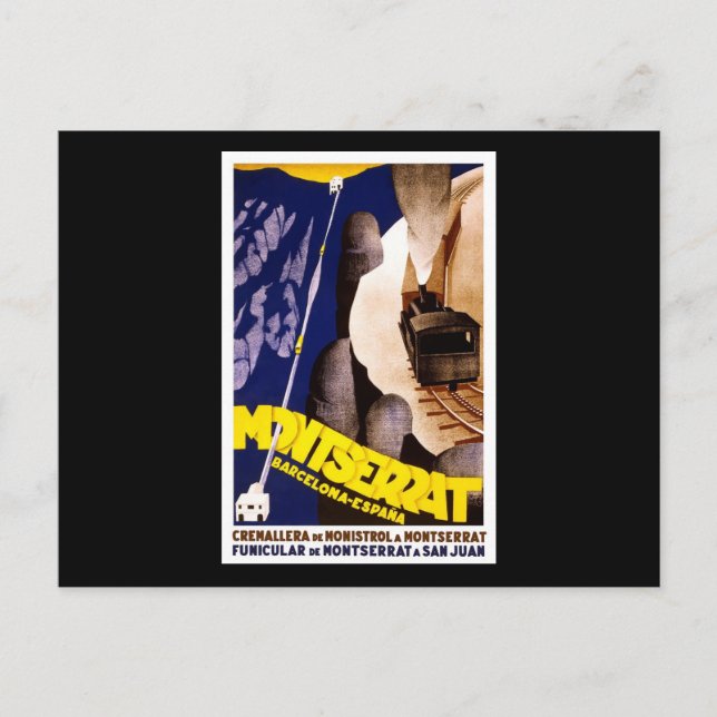 Barcelona Montserrat Spain Postcard (Front)