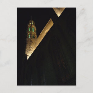 Barcelona Night Postcard