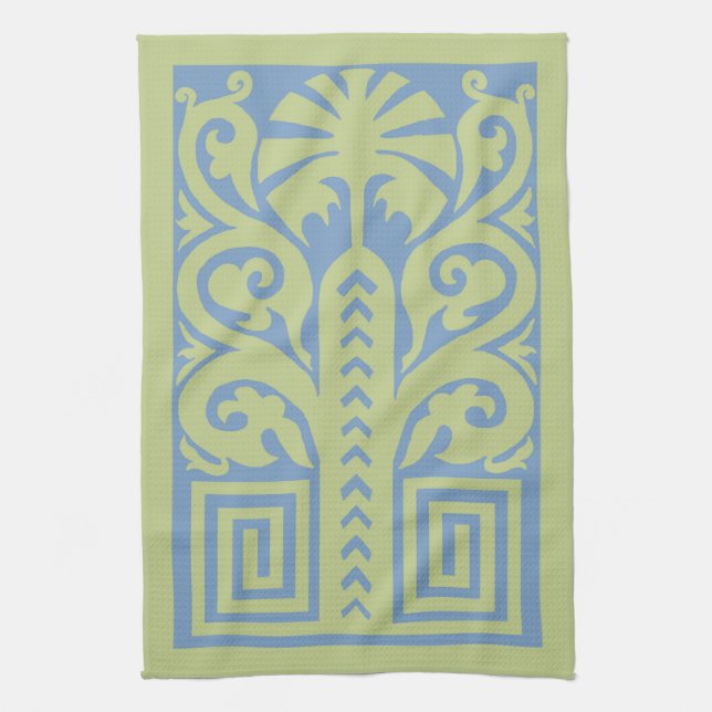 Barcelona Palm Tree Kitchen Towel (Vertical)