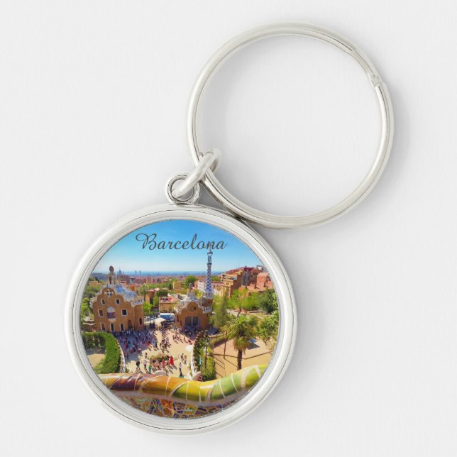 Barcelona, Park Guell Keychain (Front)