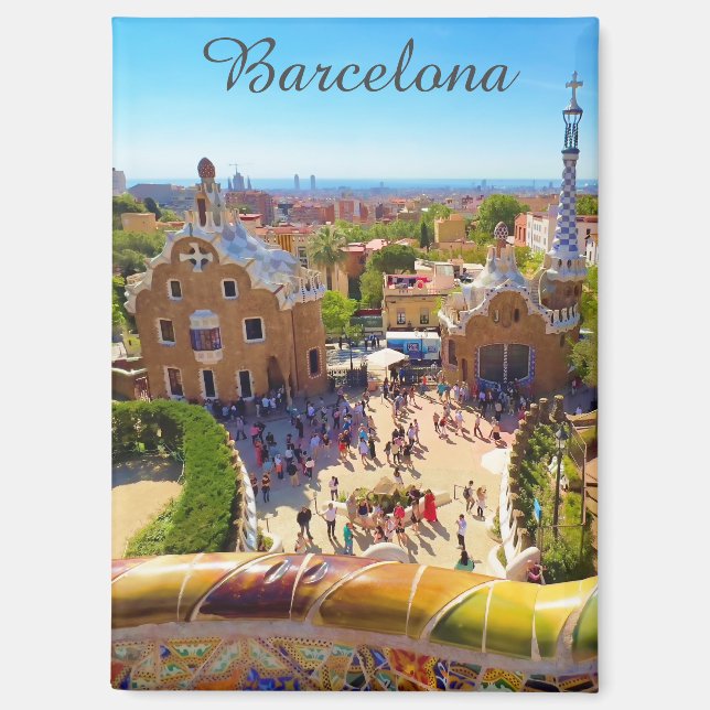 Barcelona, Park Guell Magnet (Front)